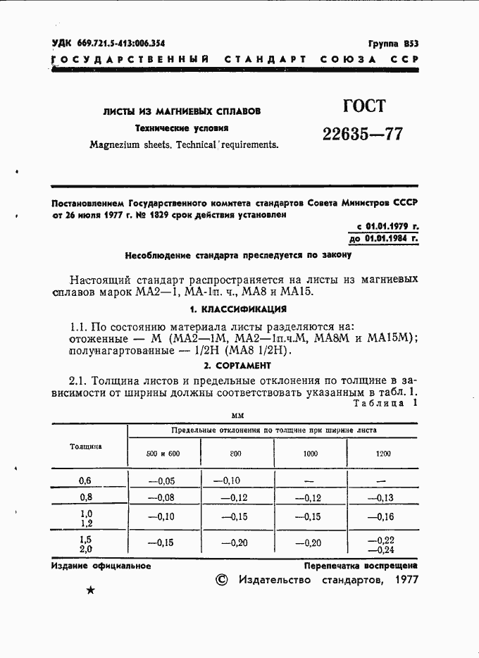 ���� 22635-77. �������� 2