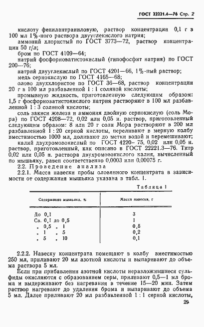 ���� 22221.4-76. �������� 2
