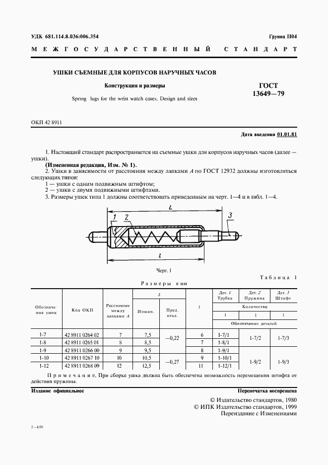 ���� 13649-79. �������� 2
