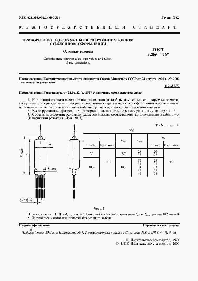 ���� 22060-76. �������� 2