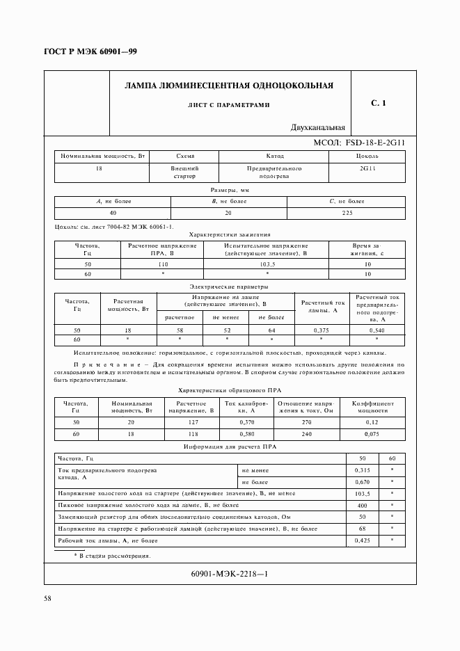 ���� � ��� 60901-99. �������� 61