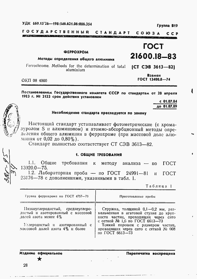 ���� 21600.18-83. �������� 1