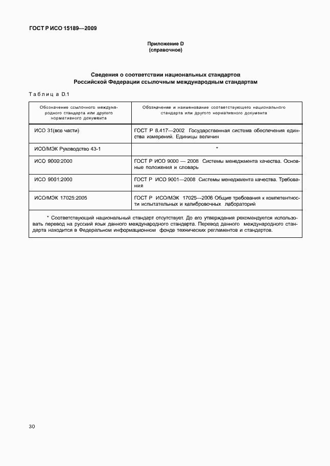 ���� � ��� 15189-2009. �������� 34