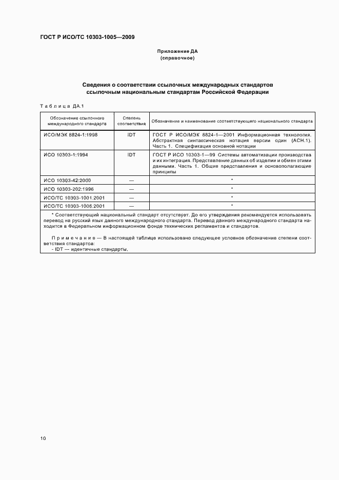 ���� � ���/�� 10303-1005-2009. �������� 14