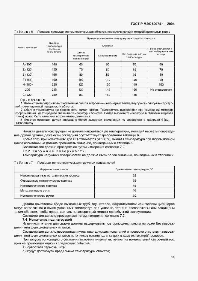 ���� � ��� 60974-1-2004. �������� 20