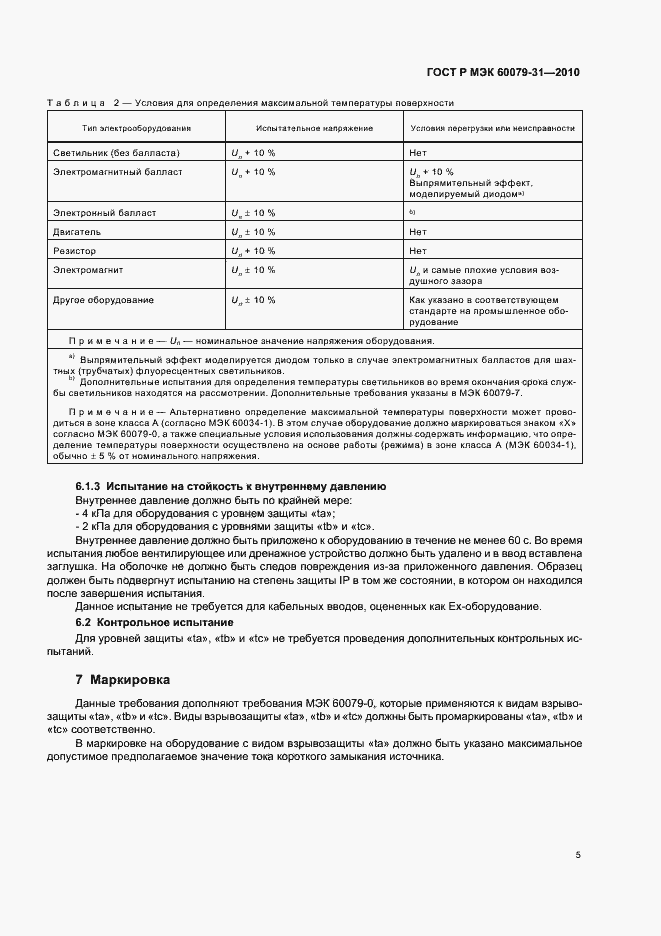 ���� � ��� 60079-31-2010. �������� 9