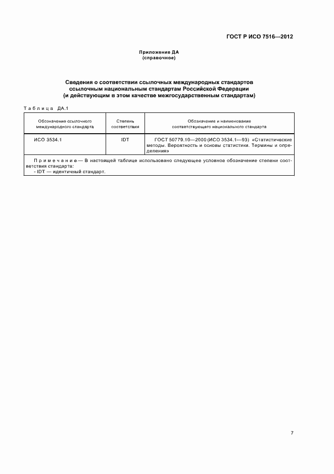���� � ��� 7516-2012. �������� 11