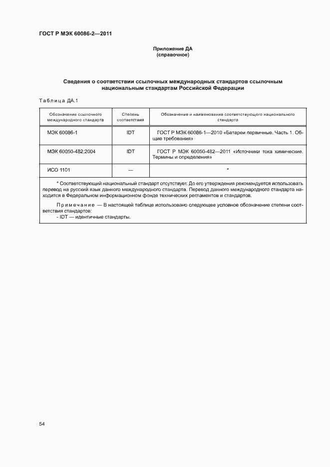 ���� � ��� 60086-2-2011. �������� 58
