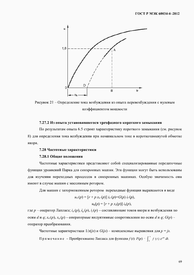 ���� � ��� 60034-4-2012. �������� 73
