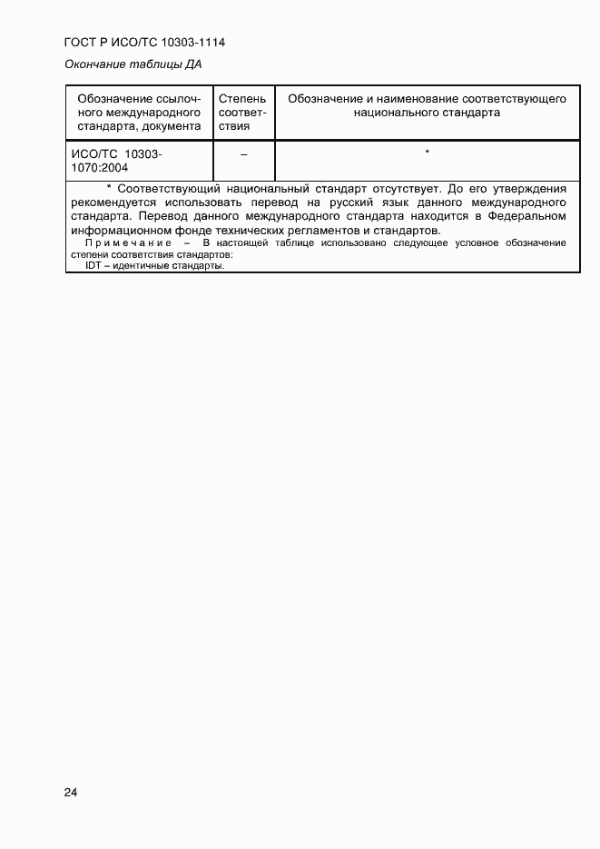 ���� � ���/�� 10303-1114-2013. �������� 30