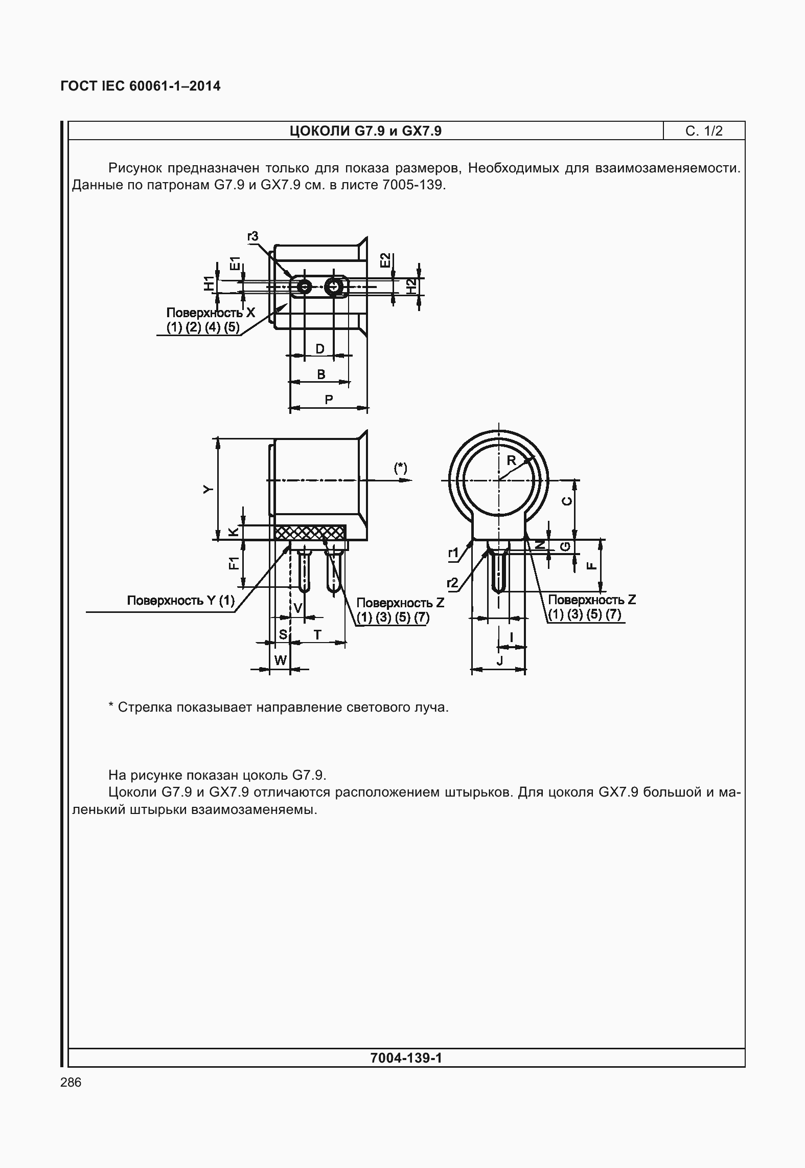 ���� IEC 60061-1-2014. �������� 291