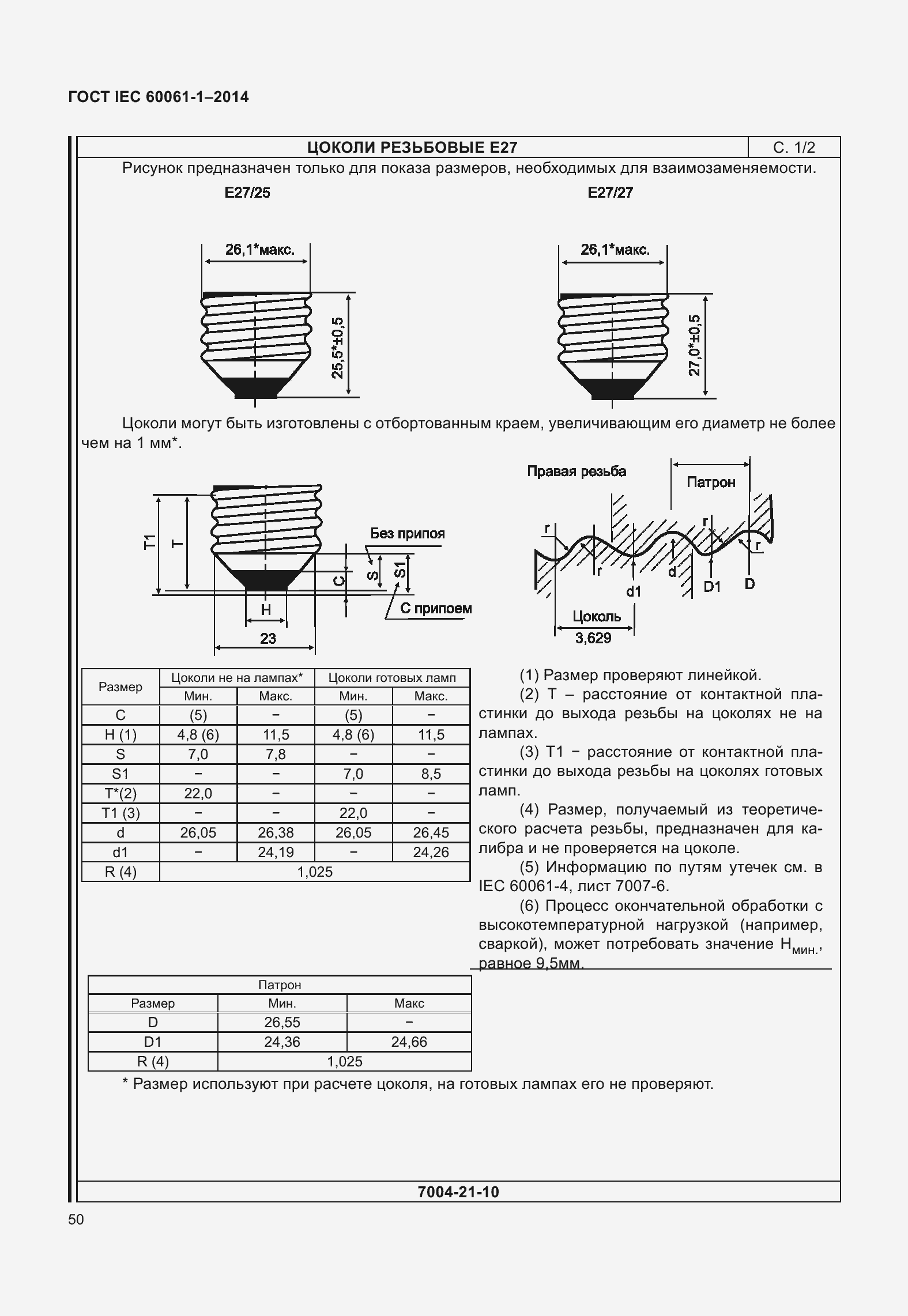 ���� IEC 60061-1-2014. �������� 55