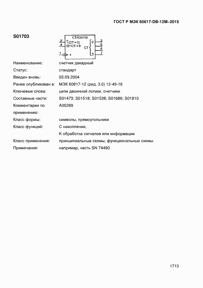 ���� � ��� 60617-DB-12M-2015. �������� 1718