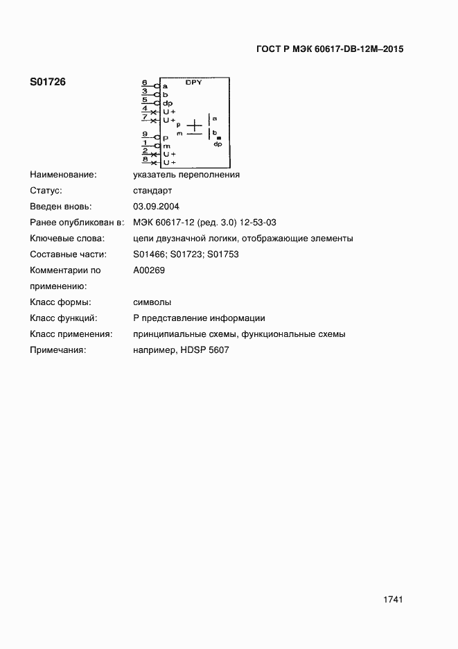 ���� � ��� 60617-DB-12M-2015. �������� 1746