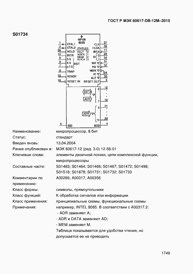 ���� � ��� 60617-DB-12M-2015. �������� 1754