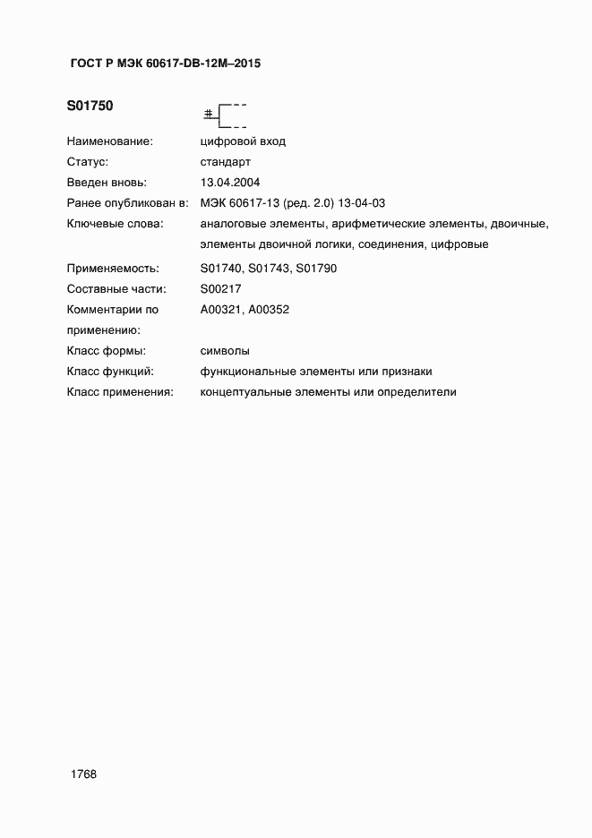 ���� � ��� 60617-DB-12M-2015. �������� 1773