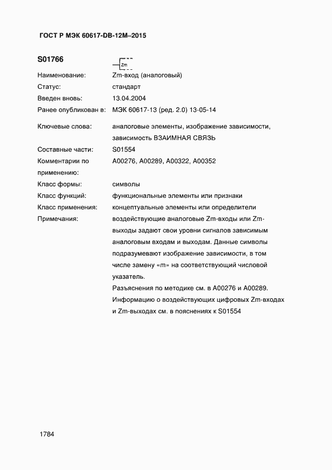 ���� � ��� 60617-DB-12M-2015. �������� 1789
