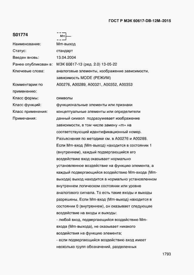 ���� � ��� 60617-DB-12M-2015. �������� 1798