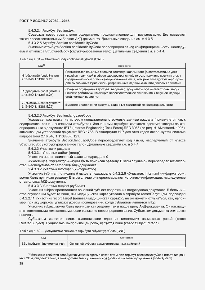 ���� � ���/HL7 27932-2015. �������� 41