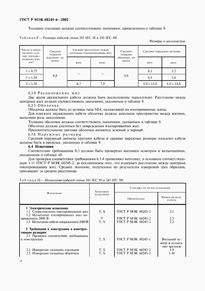 ���� � ��� 60245-4-2002. �������� 15