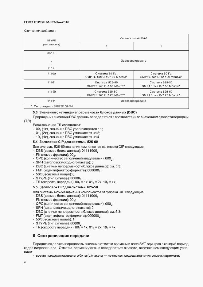 ���� � ��� 61883-2-2016. �������� 9