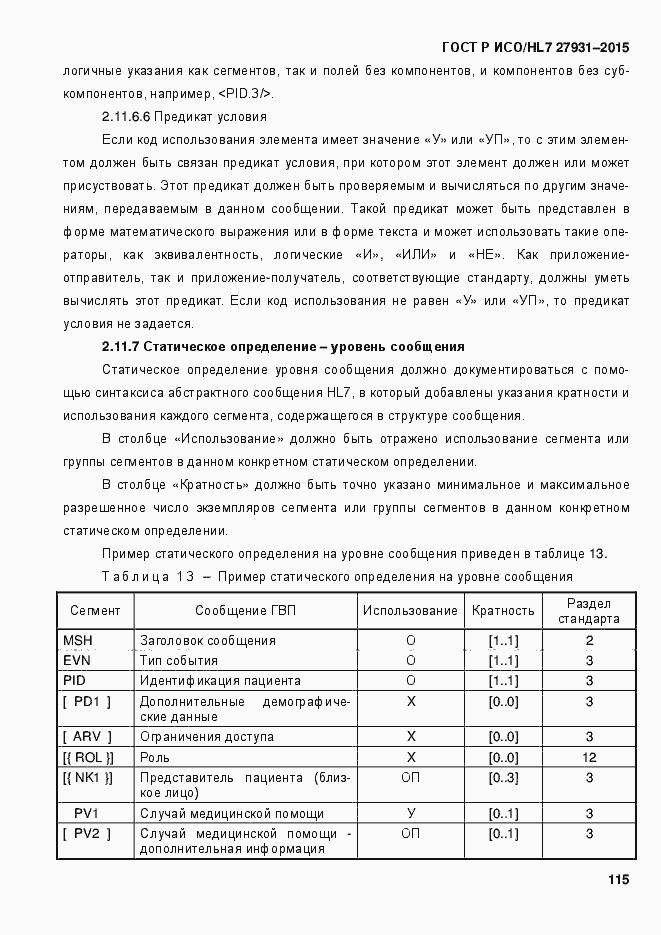 ���� � ���/HL7 27931-2015. �������� 121
