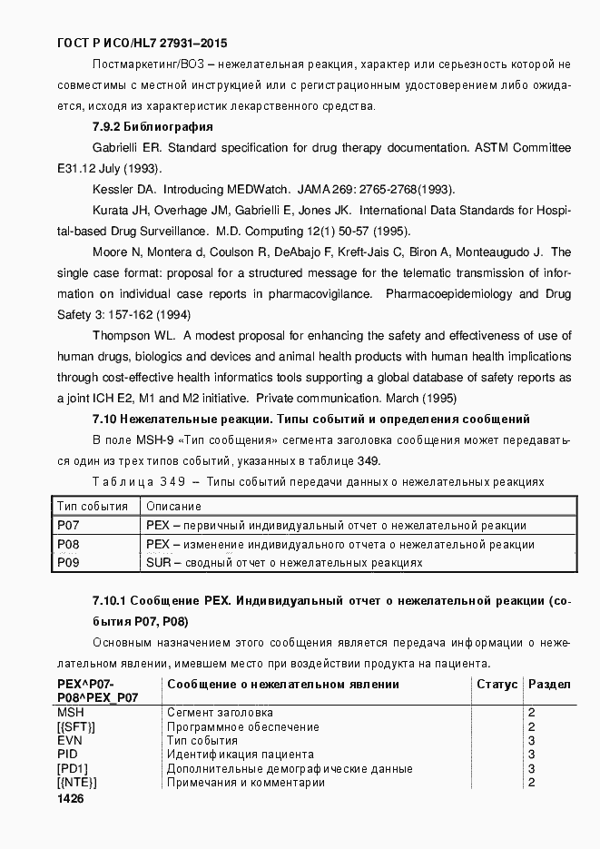 ���� � ���/HL7 27931-2015. �������� 1432