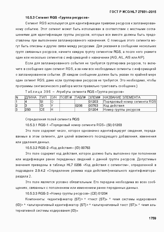 ���� � ���/HL7 27931-2015. �������� 1765