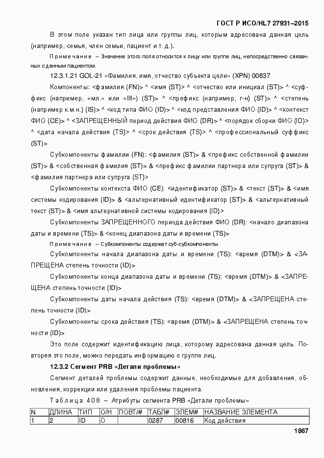 ���� � ���/HL7 27931-2015. �������� 1873