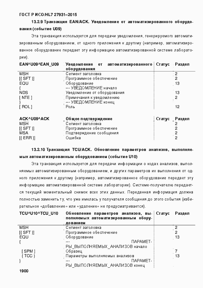 ���� � ���/HL7 27931-2015. �������� 1906