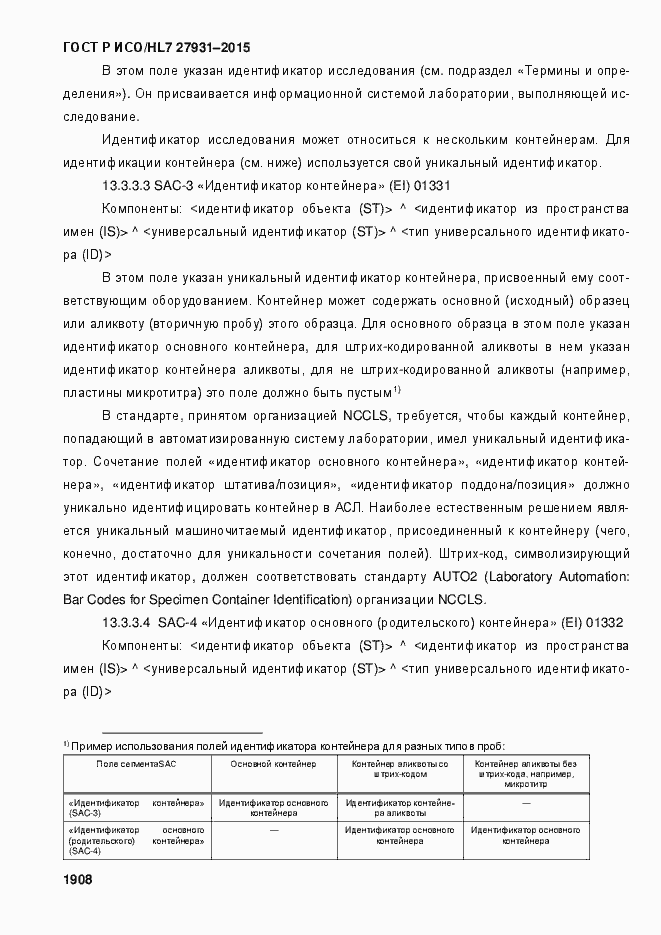���� � ���/HL7 27931-2015. �������� 1914