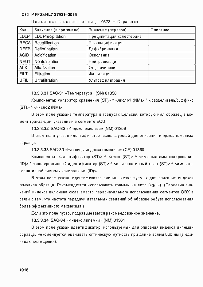 ���� � ���/HL7 27931-2015. �������� 1924