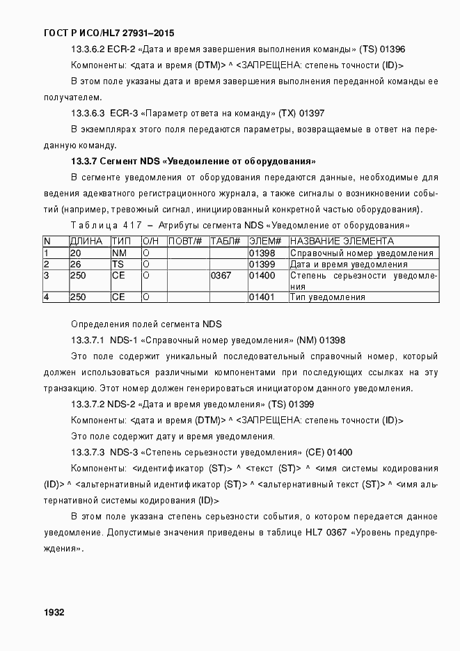 ���� � ���/HL7 27931-2015. �������� 1938
