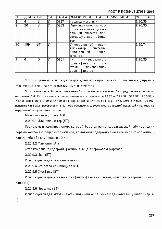 ���� � ���/HL7 27931-2015. �������� 243