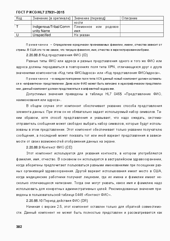 ���� � ���/HL7 27931-2015. �������� 388