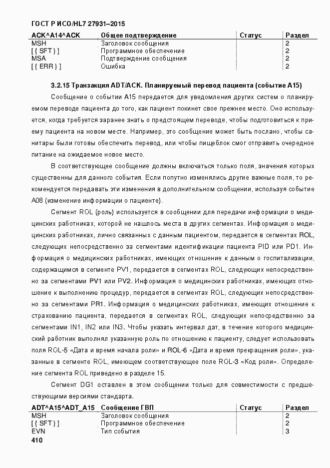 ���� � ���/HL7 27931-2015. �������� 416