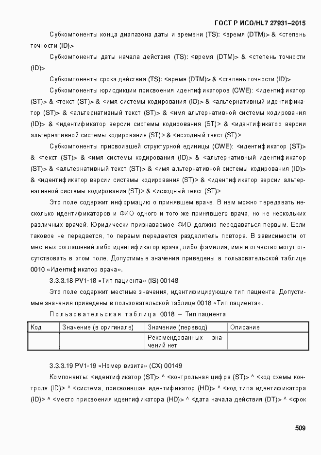 ���� � ���/HL7 27931-2015. �������� 515