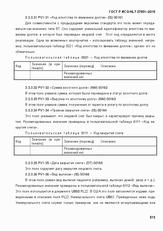 ���� � ���/HL7 27931-2015. �������� 519