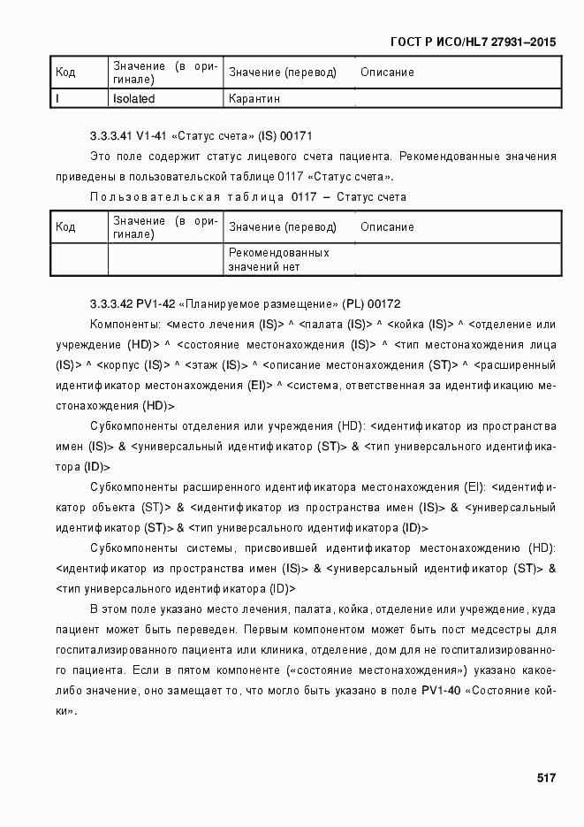 ���� � ���/HL7 27931-2015. �������� 523