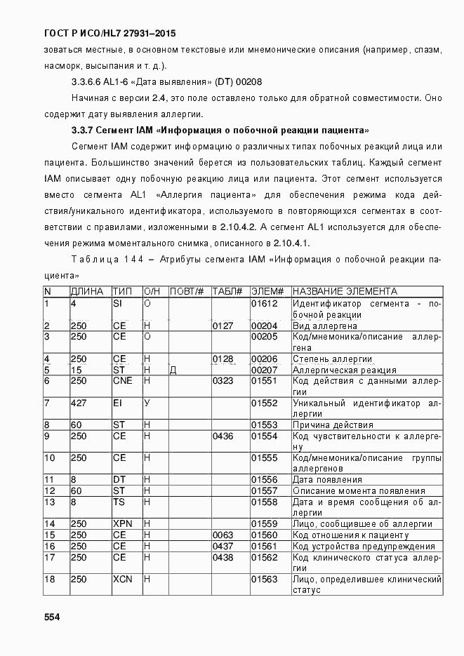 ���� � ���/HL7 27931-2015. �������� 560