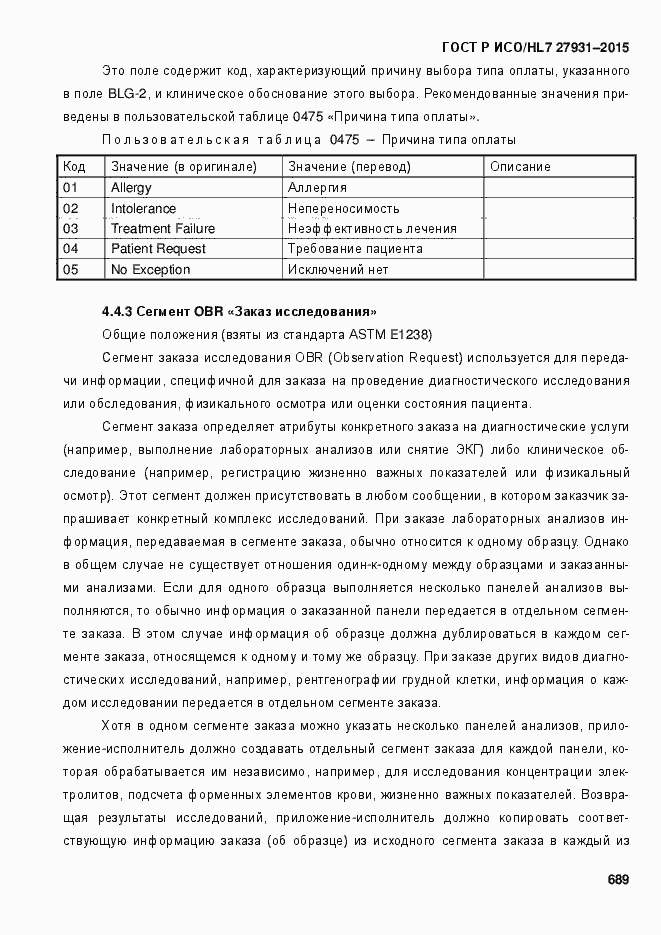 ���� � ���/HL7 27931-2015. �������� 695