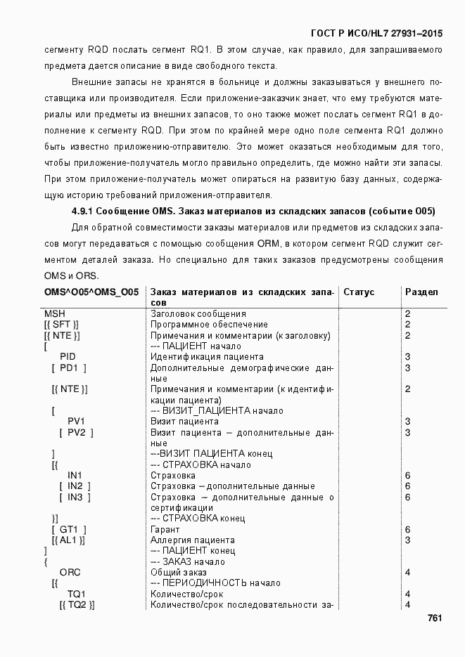 ���� � ���/HL7 27931-2015. �������� 767