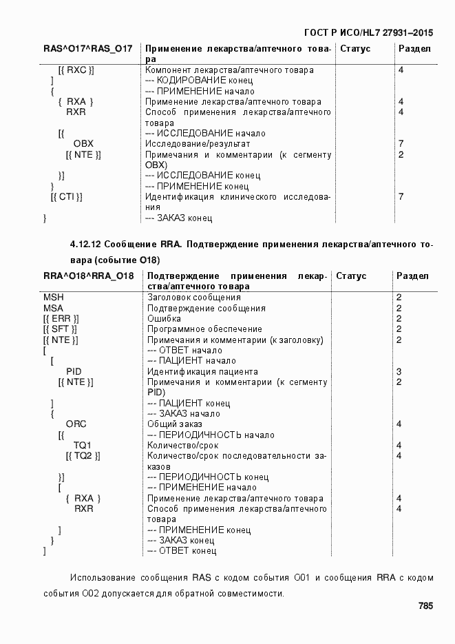 ���� � ���/HL7 27931-2015. �������� 791