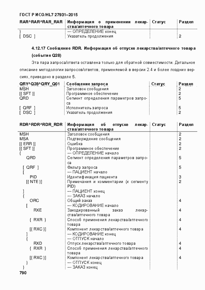 ���� � ���/HL7 27931-2015. �������� 796