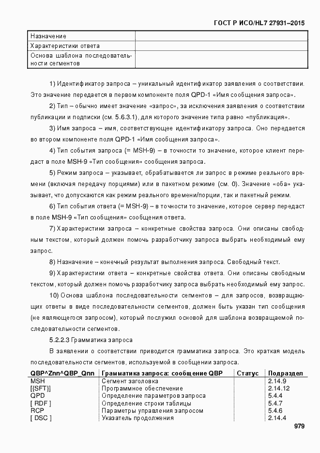 ���� � ���/HL7 27931-2015. �������� 985