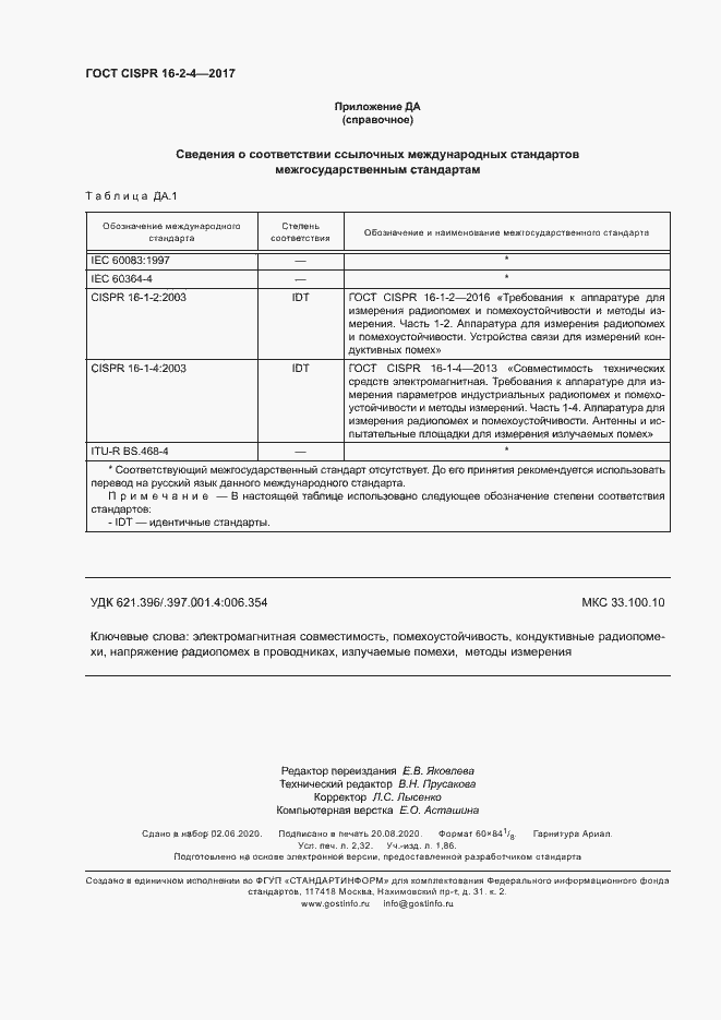 ���� CISPR 16-2-4-2017. �������� 20