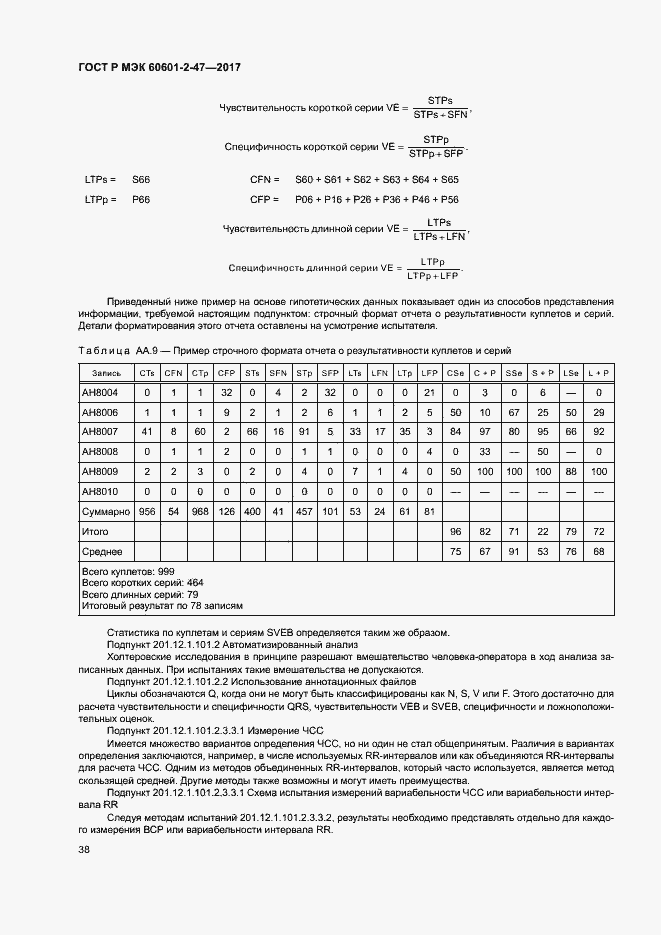 ���� � ��� 60601-2-47-2017. �������� 42