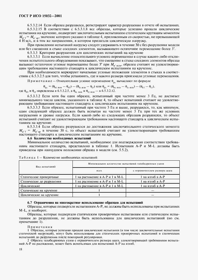 ���� � ��� 15032-2001. �������� 22