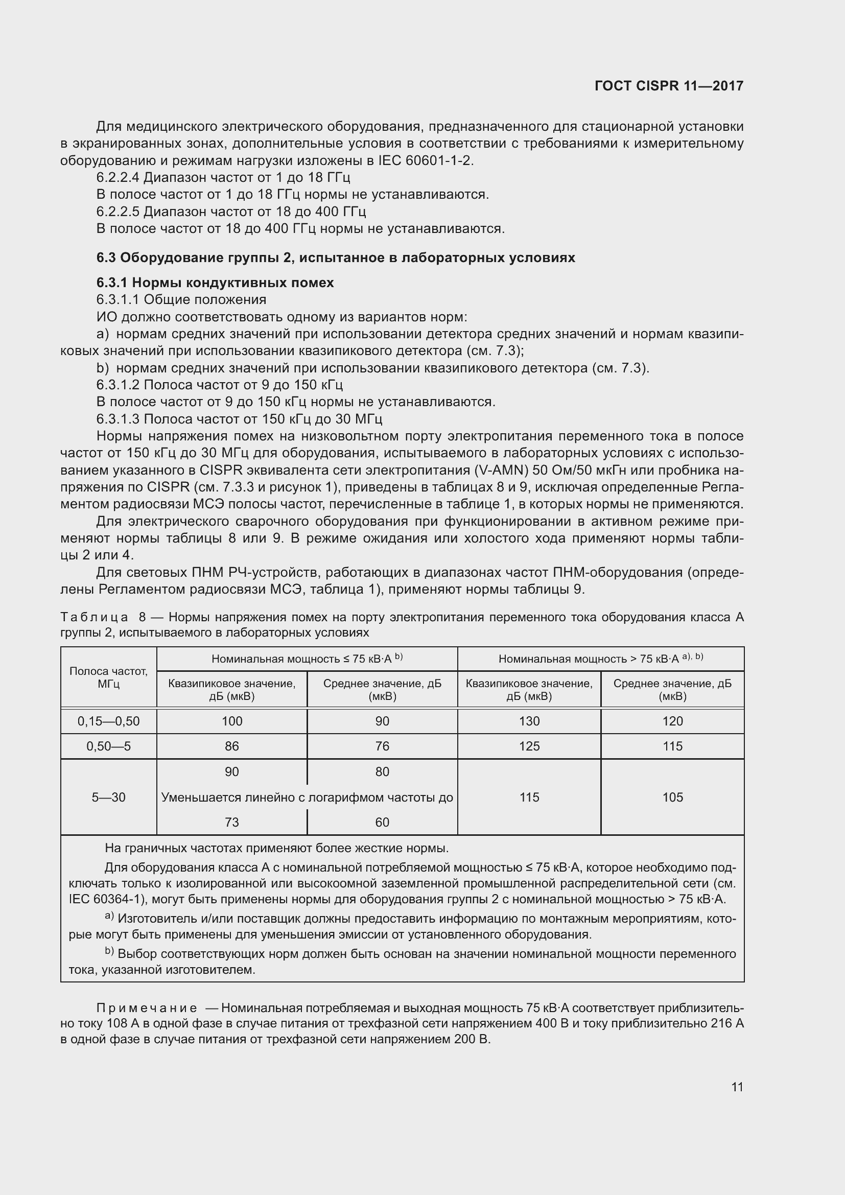 ���� CISPR 11-2017. �������� 18