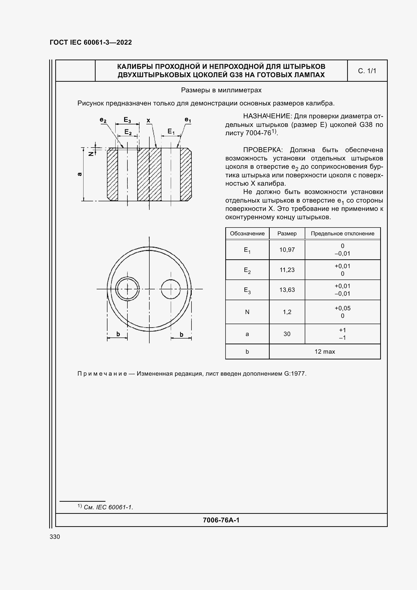 ���� IEC 60061-3-2022. �������� 350